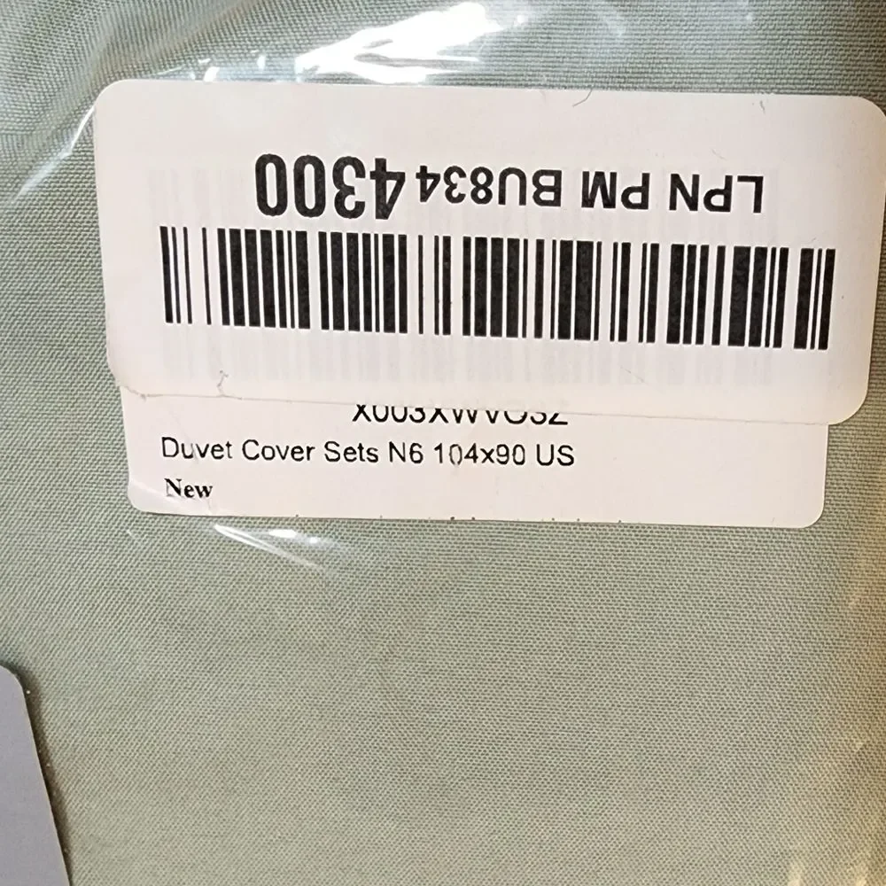 Derived from Bamboo Blend Green King Duvet Cover Set